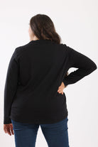 كارينا تيشرت قطن حريمى بأكمام طويلة مطبوع