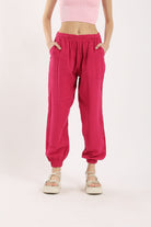 كارينا بنطلون سادة بأساور فضفاض نسائي