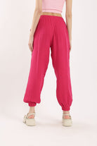 كارينا بنطلون سادة بأساور فضفاض نسائي