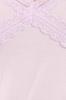 طقم بيجامة مريحة بلوزة حمالات وبنطلون