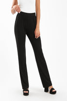 كارينا سروال طويل من الفيسكوز سادة