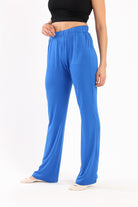 كارينا سروال طويل من الفيسكوز سادة