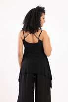 كارينا بلوزة طويلة سادة غير متساوية نسائي