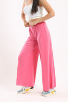 كارينا بنطلون واسع سادة كاجوال نسائي