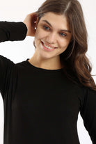 فستان ماكسي كم طويل سادة نسائي