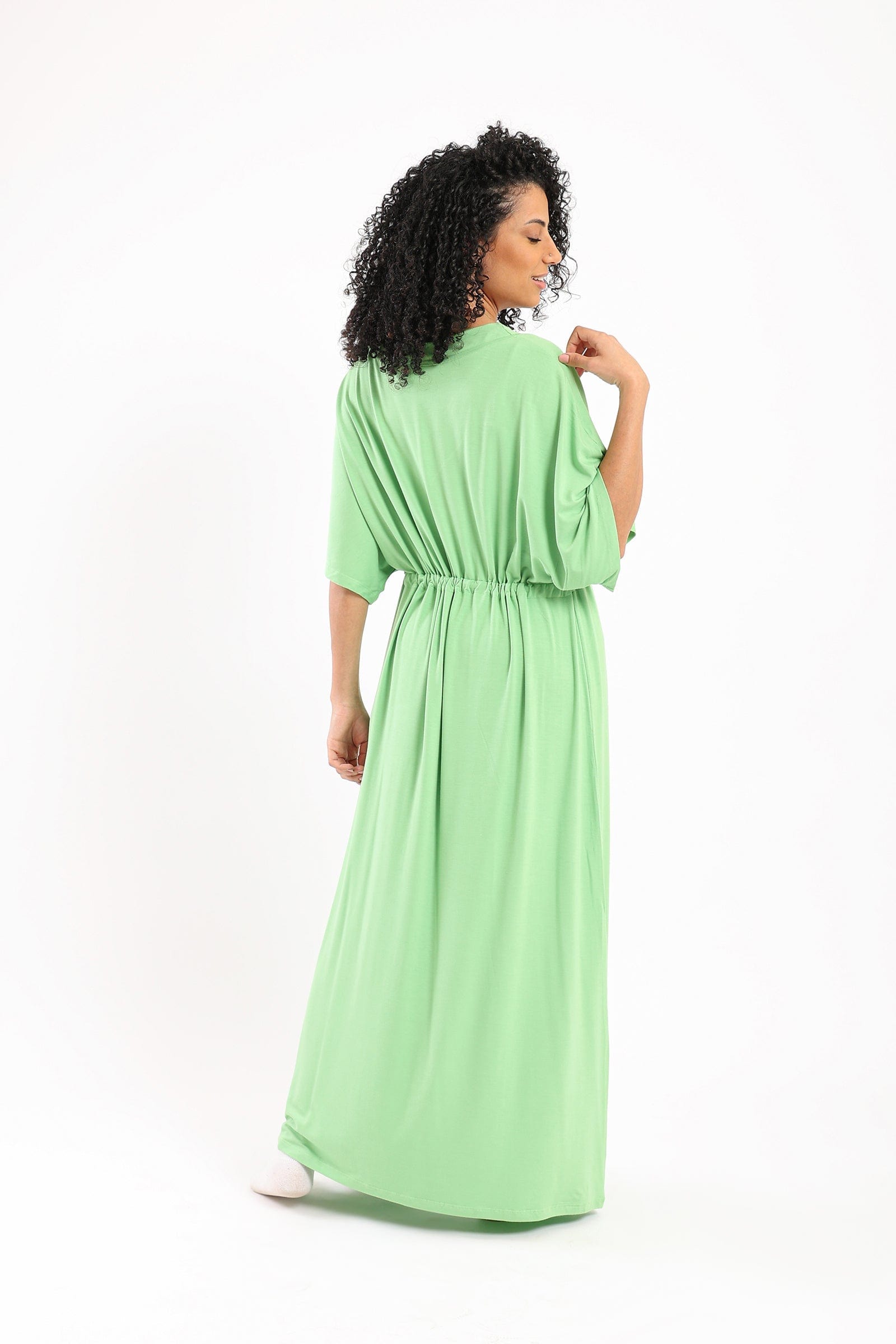 كارينا فستان نوم نسائي فضفاض مزموم من الصدر