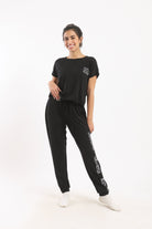 كارينا طقم بيجامة تيشيرت نص كم وبنطلون