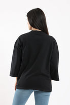 كارينا بلوزة نسائي كم 3/4 مطبوع عليها "Love"