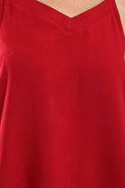 كارينا طقم بيجامة بلوزة حمالات وبنطلون طويل وواسع