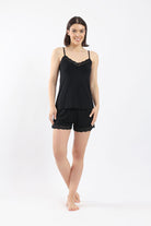 كارينا طقم بيجامة شورت وتوب حمالات نسائي