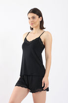 كارينا طقم بيجامة شورت وتوب حمالات نسائي