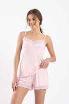 كارينا طقم بيجامة شورت وتوب حمالات نسائي