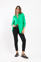 كارينا قميص كاجوال نسائي بأزرار بجيب على الصدر