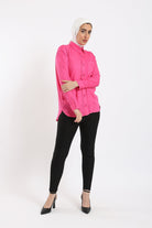 كارينا قميص كاجوال نسائي بأزرار بجيب على الصدر