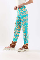 كارينا بنطلون طويل نسائي مطبوع ملون