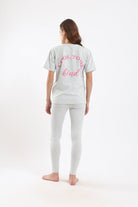 كارينا بيجامة نسائية بنطلون وتي شيرت بطبعة "Cool To Be Kind"