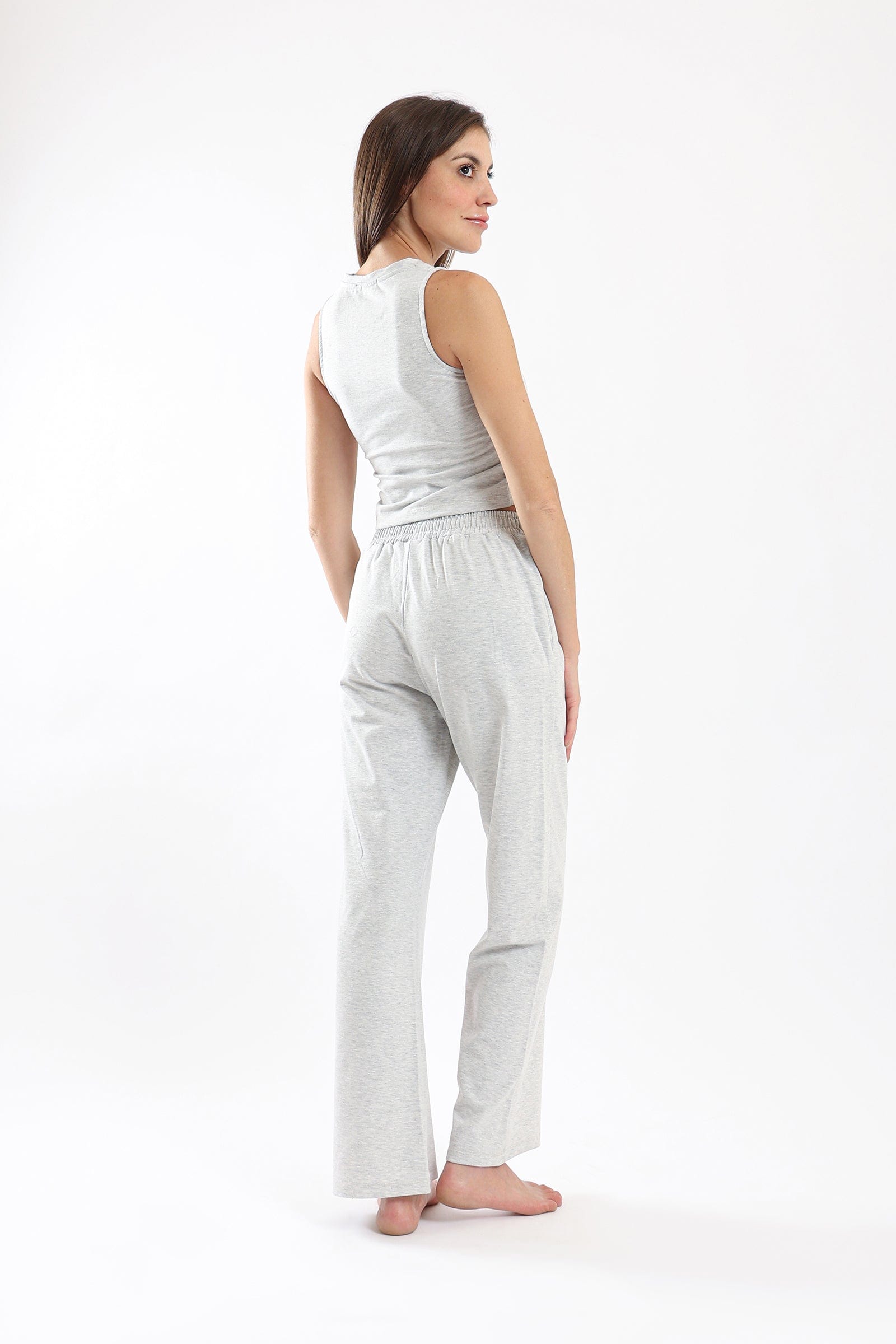 كارينا طقم بيجامة توب كت وبنطلون بطبعات