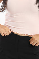 كارينا سروال سادة سليم نسائي