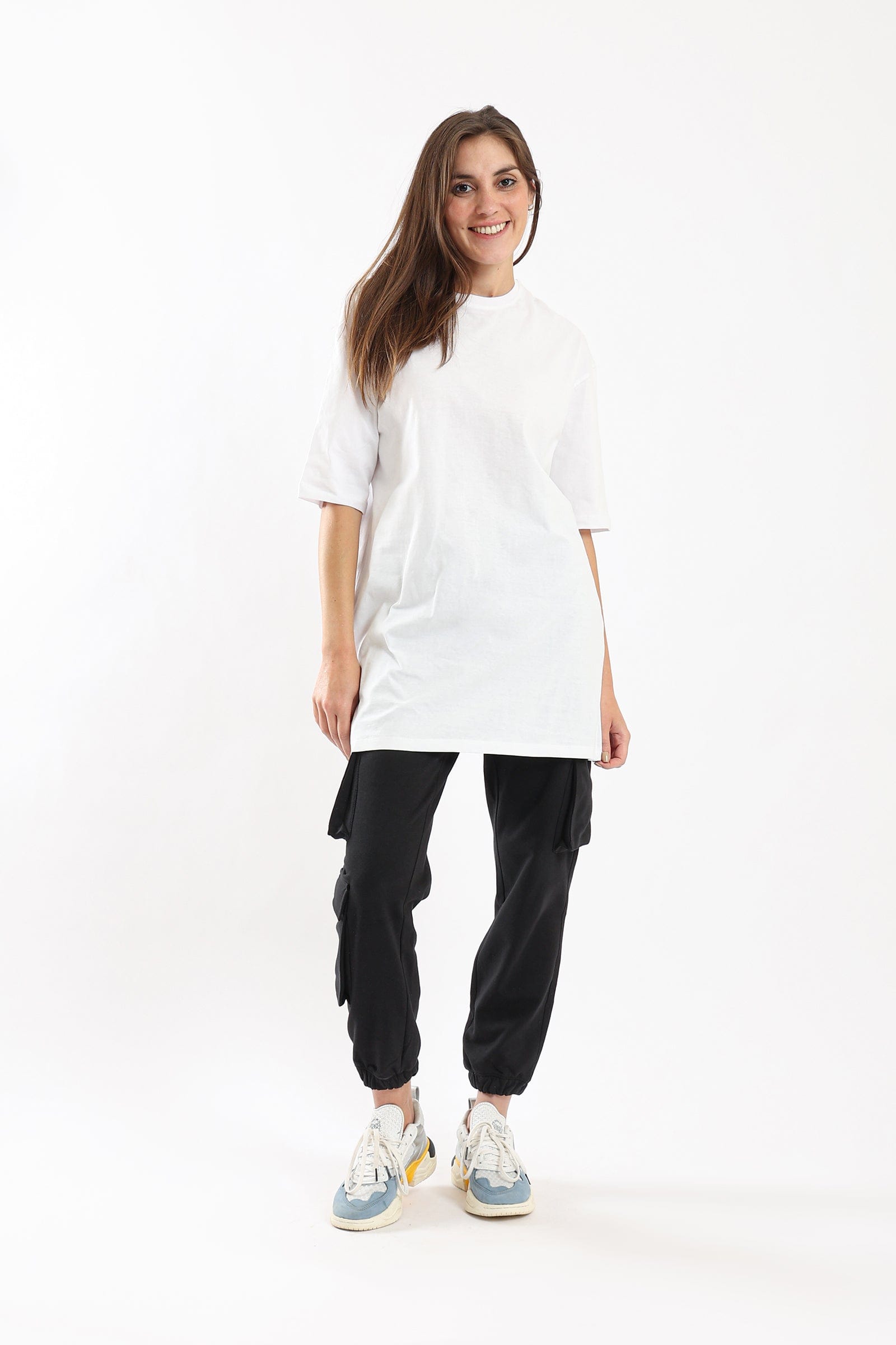 كارينا بنطلون كارجو نسائي بجيوب أمامية بخصر مطاطي