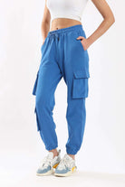 كارينا بنطلون كارجو نسائي بجيوب أمامية بخصر مطاطي