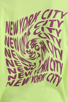 كارينا تي شيرت أوفر سايز بطبعة من الخلف