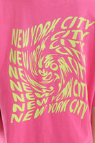 كارينا تي شيرت أوفر سايز بطبعة من الخلف