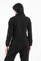 كارينا جاكيت بيجامة بسحاب للإغلاق كم طويل