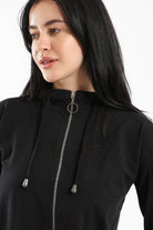 كارينا جاكيت بيجامة بسحاب للإغلاق كم طويل