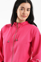 كارينا جاكيت بيجامة بسحاب للإغلاق كم طويل