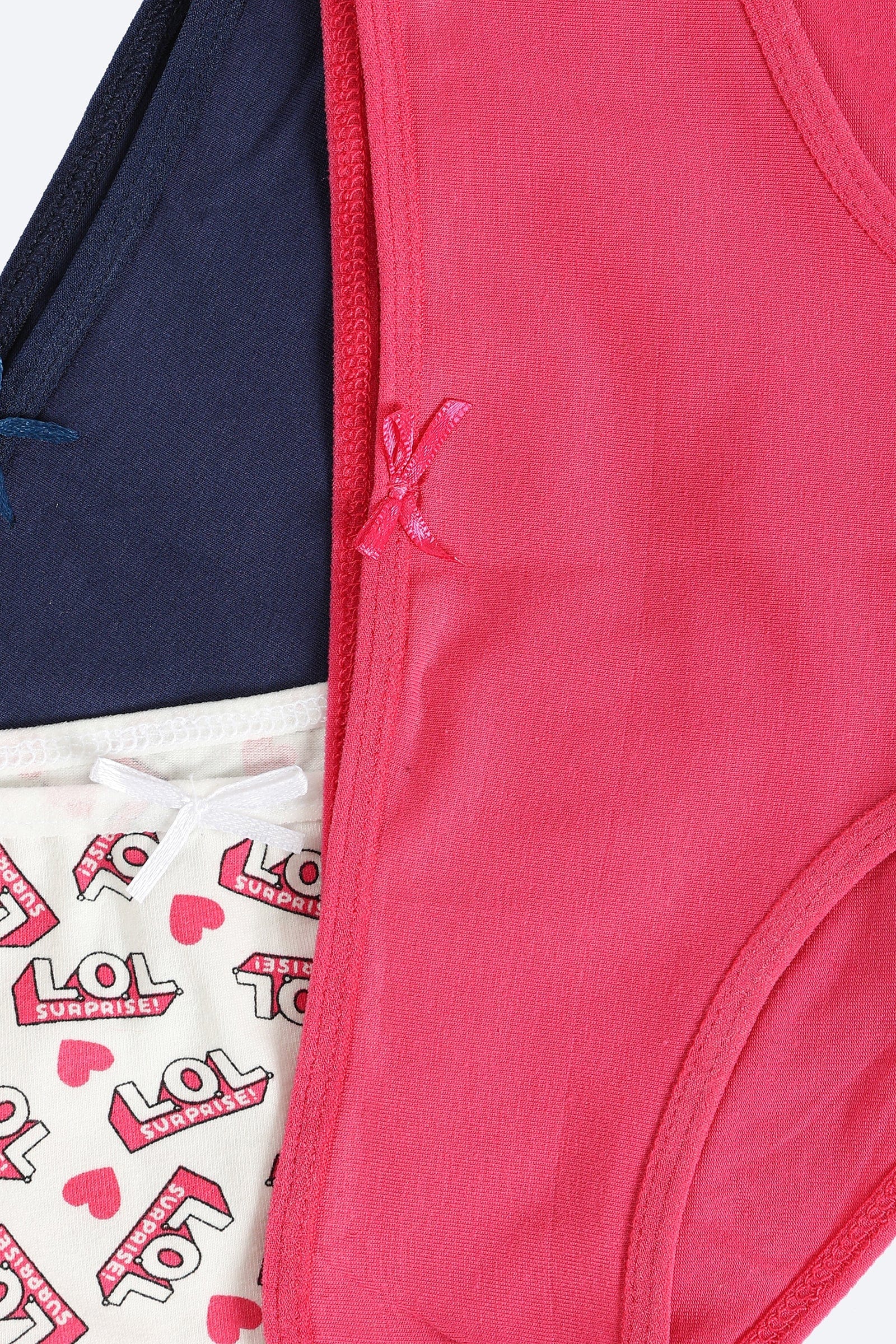 كارينا سراويل داخلي نسائي قطن متعدد الألوان - 3 قطع