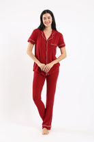 كارينا طقم بيجامة تيشيرت وبنطلون نسائي