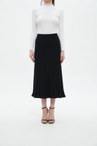 ميكا تنورة ميدي هاي ويست سادة نسائى