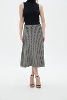 ميكا تنورة ميدي نسائية منسوجة