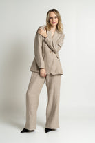 داليدرس بليزر نسائي سادة رسمي بيج