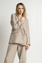 داليدرس بليزر نسائي سادة رسمي بيج