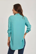 داليدرس بلوزة نسائية سادة مفتوح من الجانبين