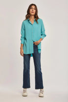 داليدرس بلوزة نسائية سادة مفتوح من الجانبين