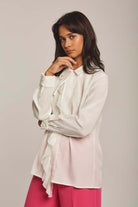 داليدرس بلوزة نسائية بكرانيش بالطول من المنتصف