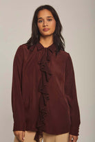 داليدرس بلوزة نسائية بكرانيش بالطول من المنتصف