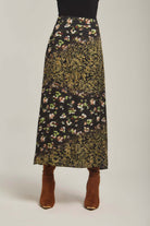 داليدرس تنورة نسائية ميدي مشجرة متعدد الألوان