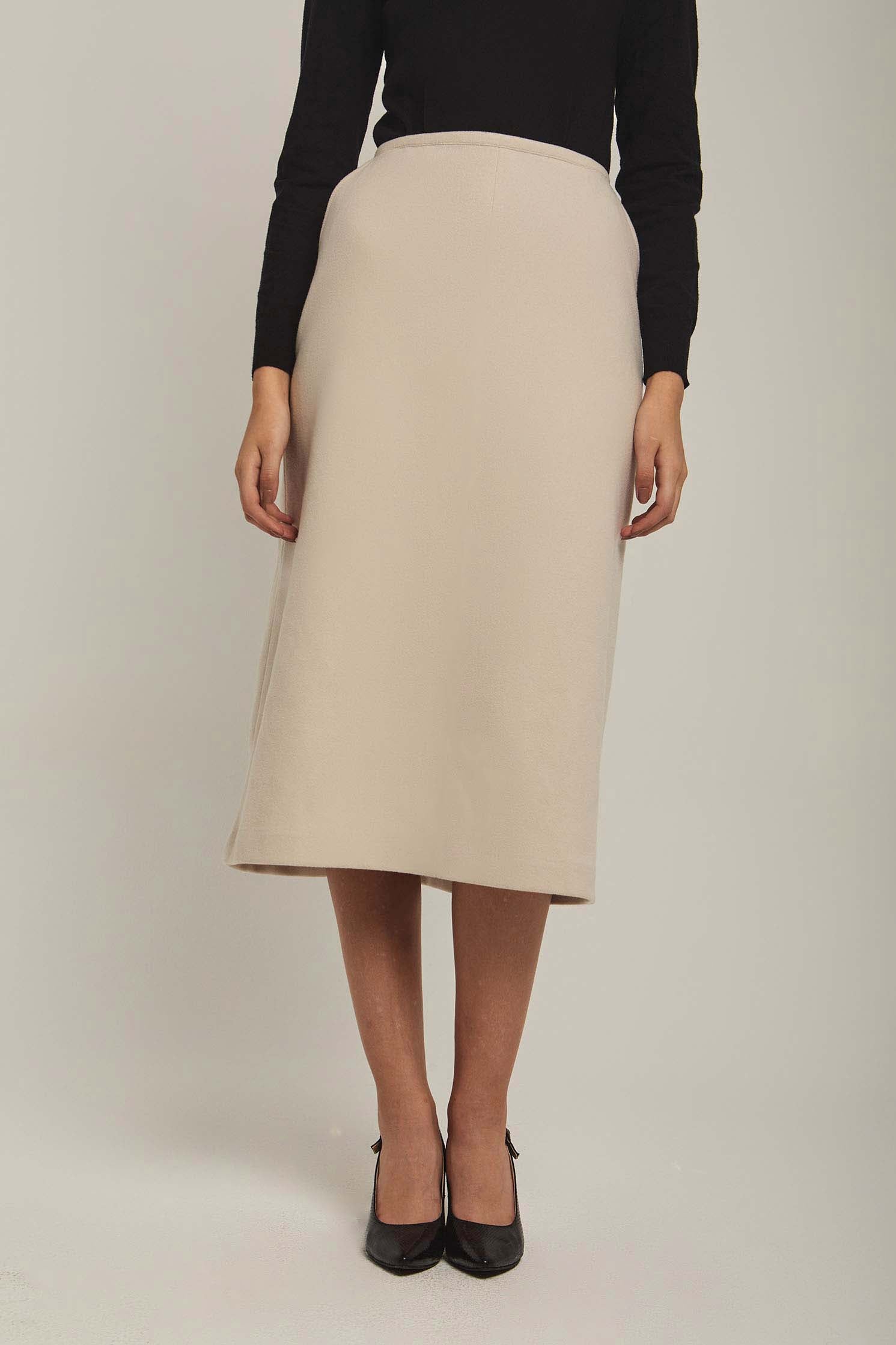 داليدرس تنورة نسائية سادة ميدي جملي