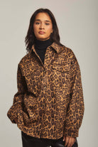 داليدرس قميص ثقيل نسائي بطبعة تايجر فهد