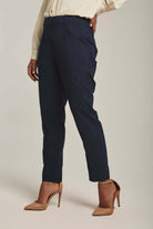 داليدرس بنطال نسائي رسمي سادة أسود سحلبي