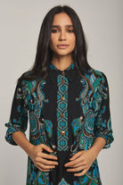 داليدرس تونك نسائي قصير مطبوع متعدد الألوان