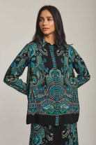 داليدرس بلوزة نسائية مزخرفة متعدد الألوان