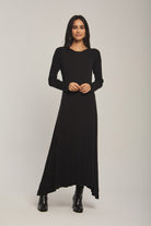 داليدرس فستان نسائي اسود ساده