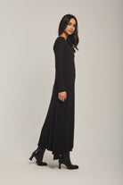 داليدرس فستان نسائي اسود ساده