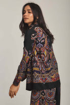 داليدرس بلوزة نسائية مزخرفة شيفون متعدد الألوان