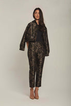 داليدرس بنطال نسائي رسمي قصير أخضر جيشي