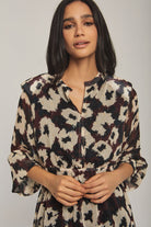 داليدرس فستان نسائي محدد من منطقة الصدر مطبوعة